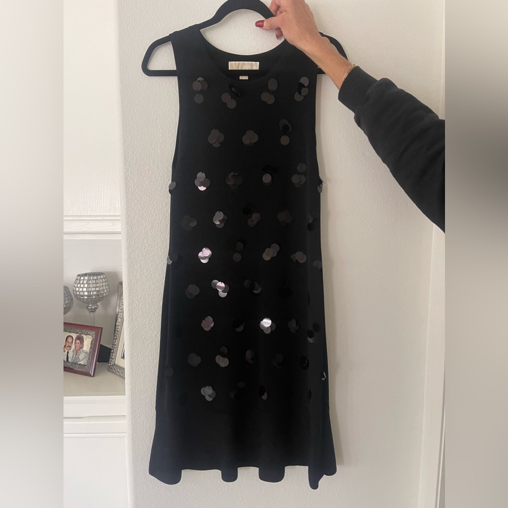 Michael Kors black cocktail dress. Worn once. Fits like a medium.